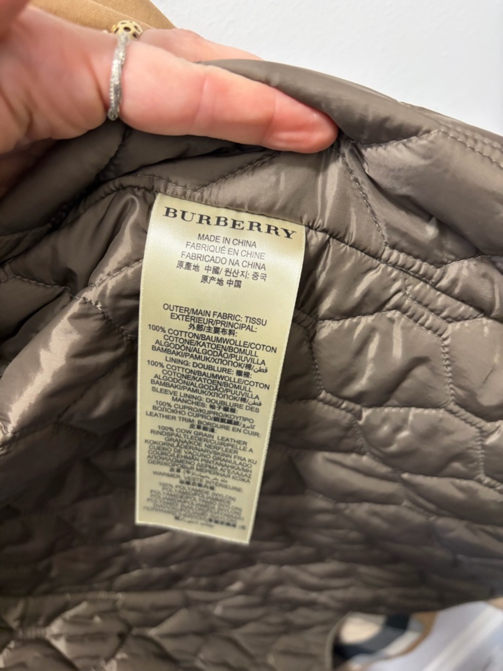 Burberry Tan/Camel Double-Breasted Trench Coat with Detachable Hood and Lining - Picture 4 of 12